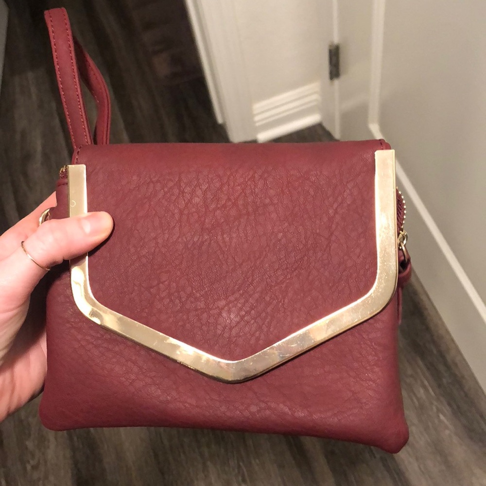 Burgundy crossbody